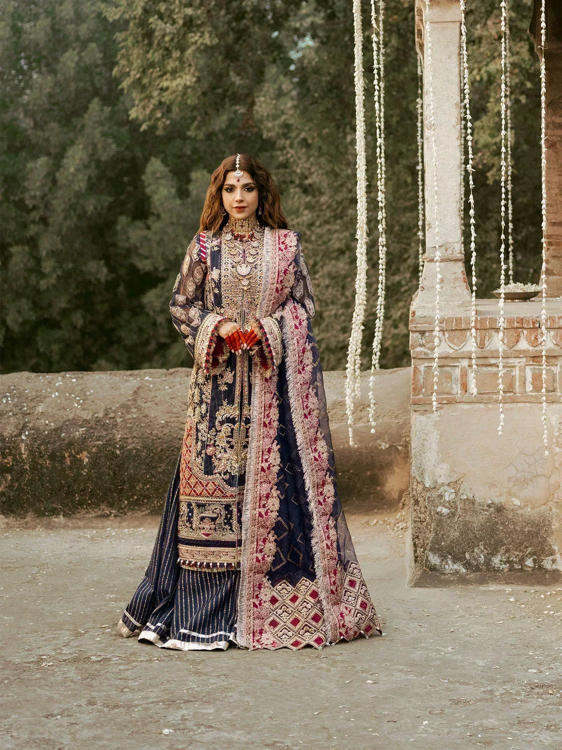 Maryam Hussain | Gulaab Wedding Formals 24 | Ulfat - Aqsa Fabrics