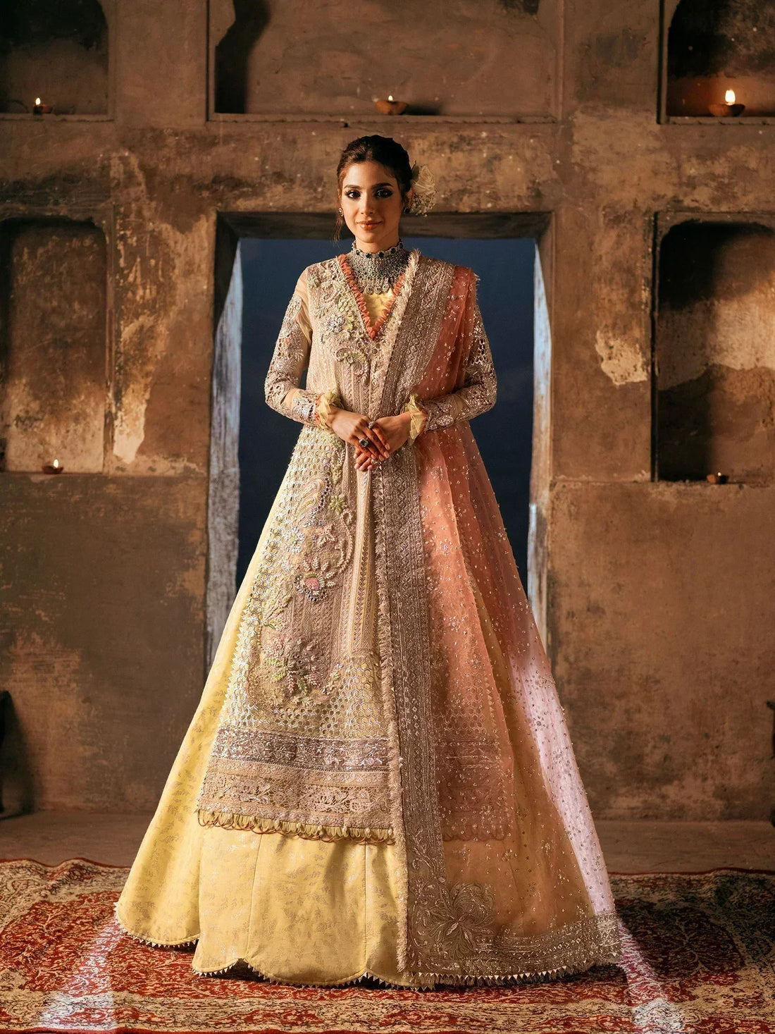 Maryam Hussain | Gulaab Wedding Formals 24 | Marwa - Aqsa Fabrics