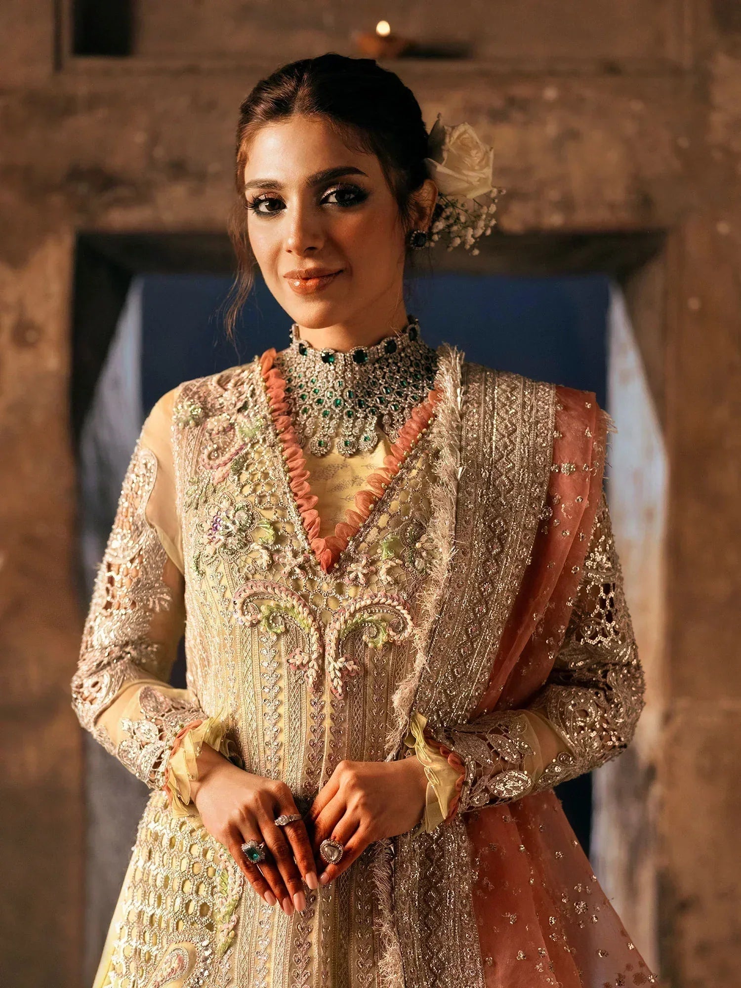 Maryam Hussain | Gulaab Wedding Formals 24 | Marwa - Aqsa Fabrics