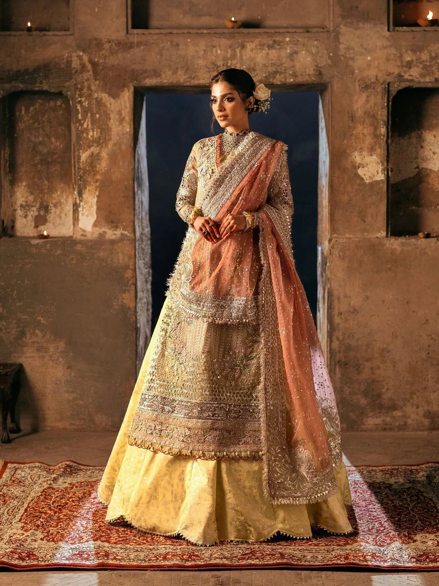 Maryam Hussain | Gulaab Wedding Formals 24 | Marwa - Aqsa Fabrics