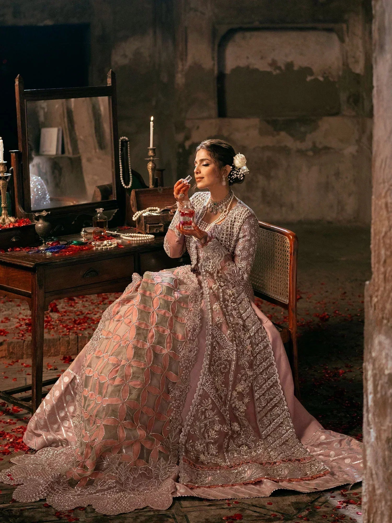 Maryam Hussain | Gulaab Wedding Formals 24 | Mahi - Aqsa Fabrics