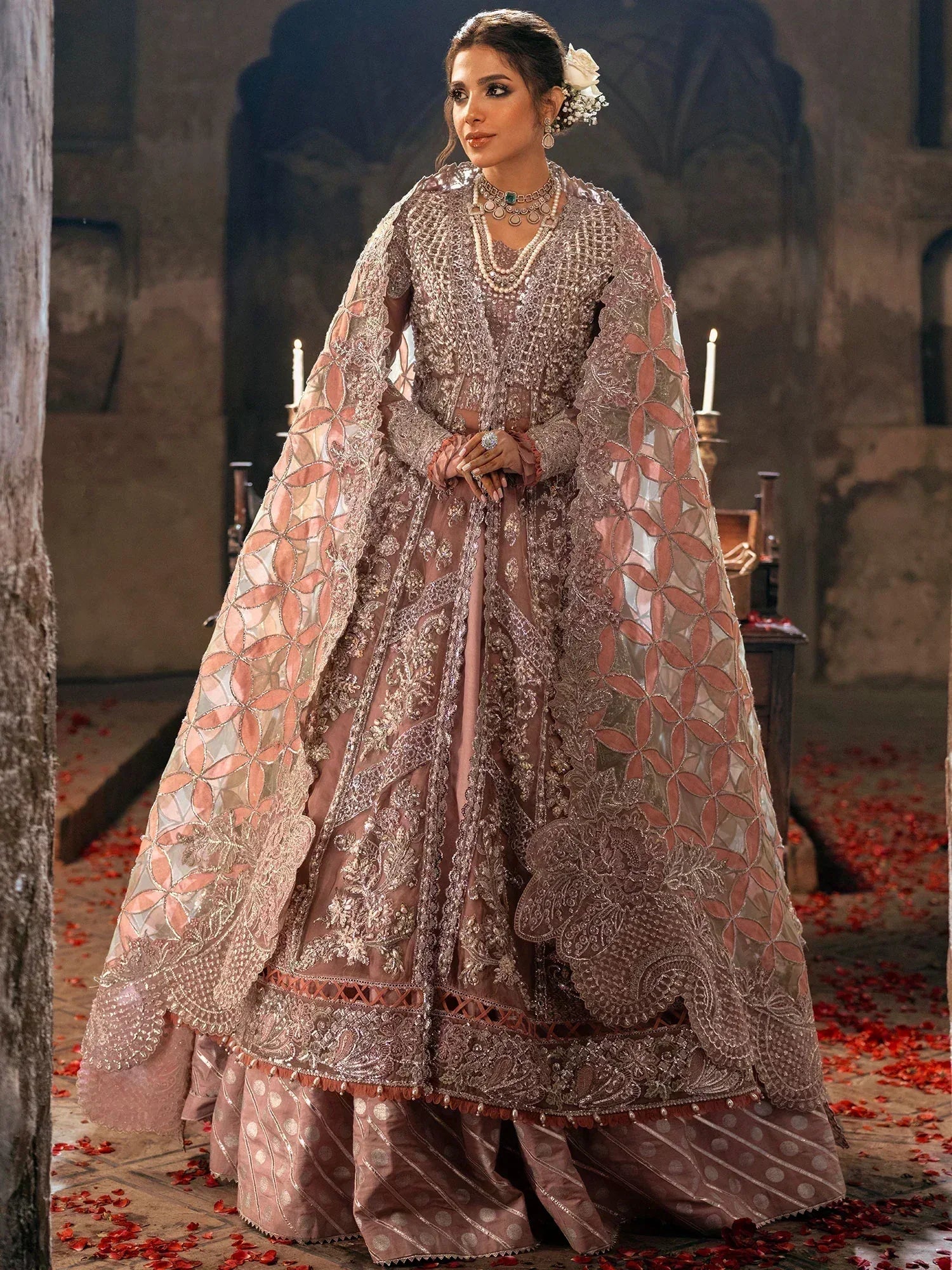 Maryam Hussain | Gulaab Wedding Formals 24 | Mahi - Aqsa Fabrics