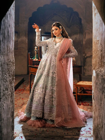 Maryam Hussain | Gulaab Wedding Formals 24 | Roshan - Aqsa Fabrics