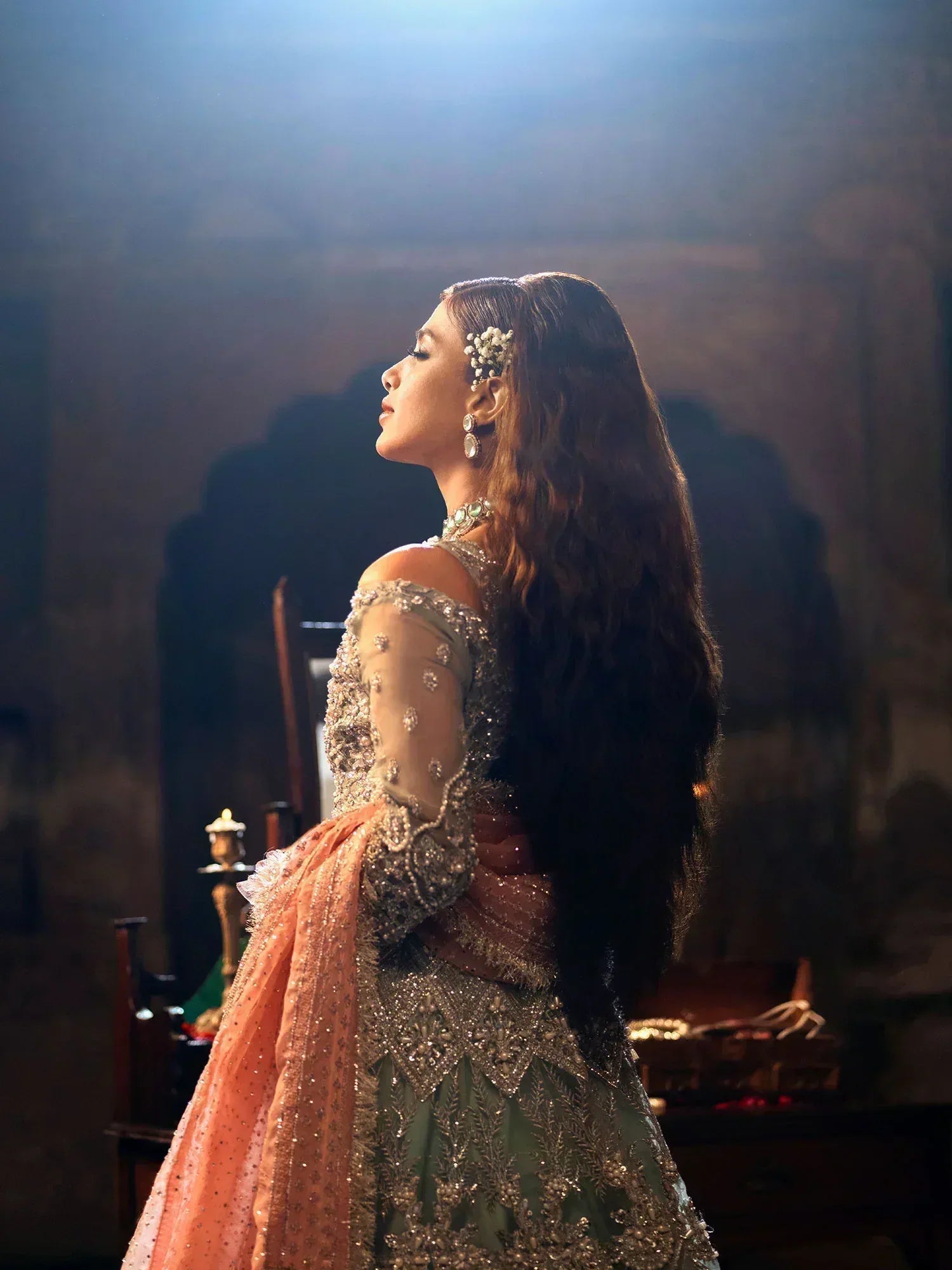 Maryam Hussain | Gulaab Wedding Formals 24 | Roshan - Aqsa Fabrics