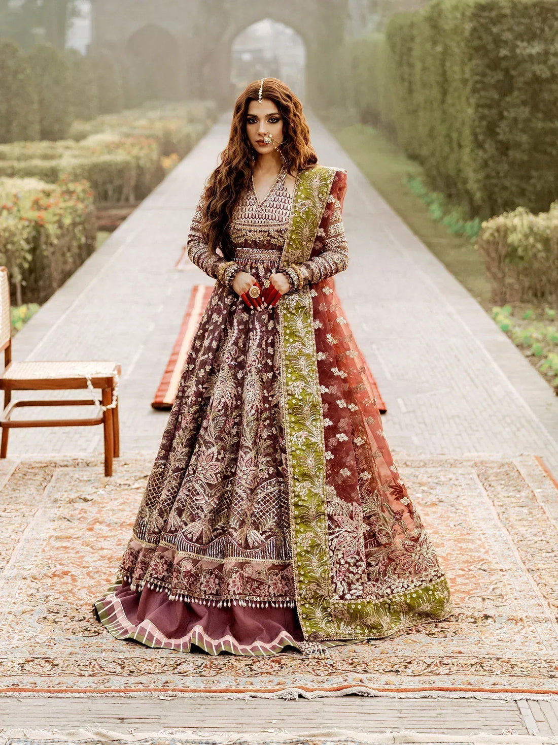 Maryam Hussain | Gulaab Wedding Formals 24 | Ronak - Aqsa Fabrics