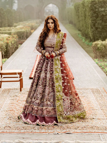 Maryam Hussain | Gulaab Wedding Formals 24 | Ronak - Aqsa Fabrics