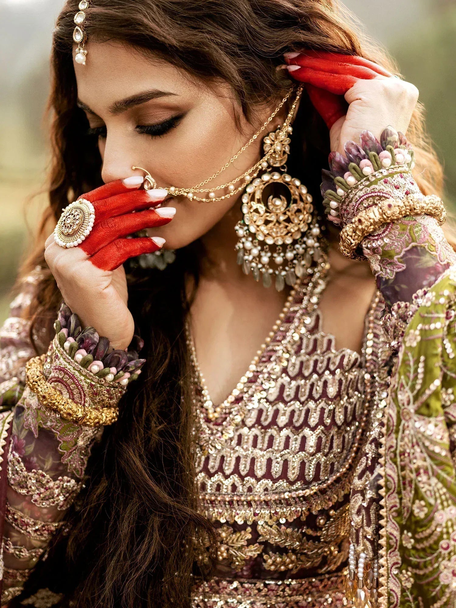 Maryam Hussain | Gulaab Wedding Formals 24 | Ronak - Aqsa Fabrics