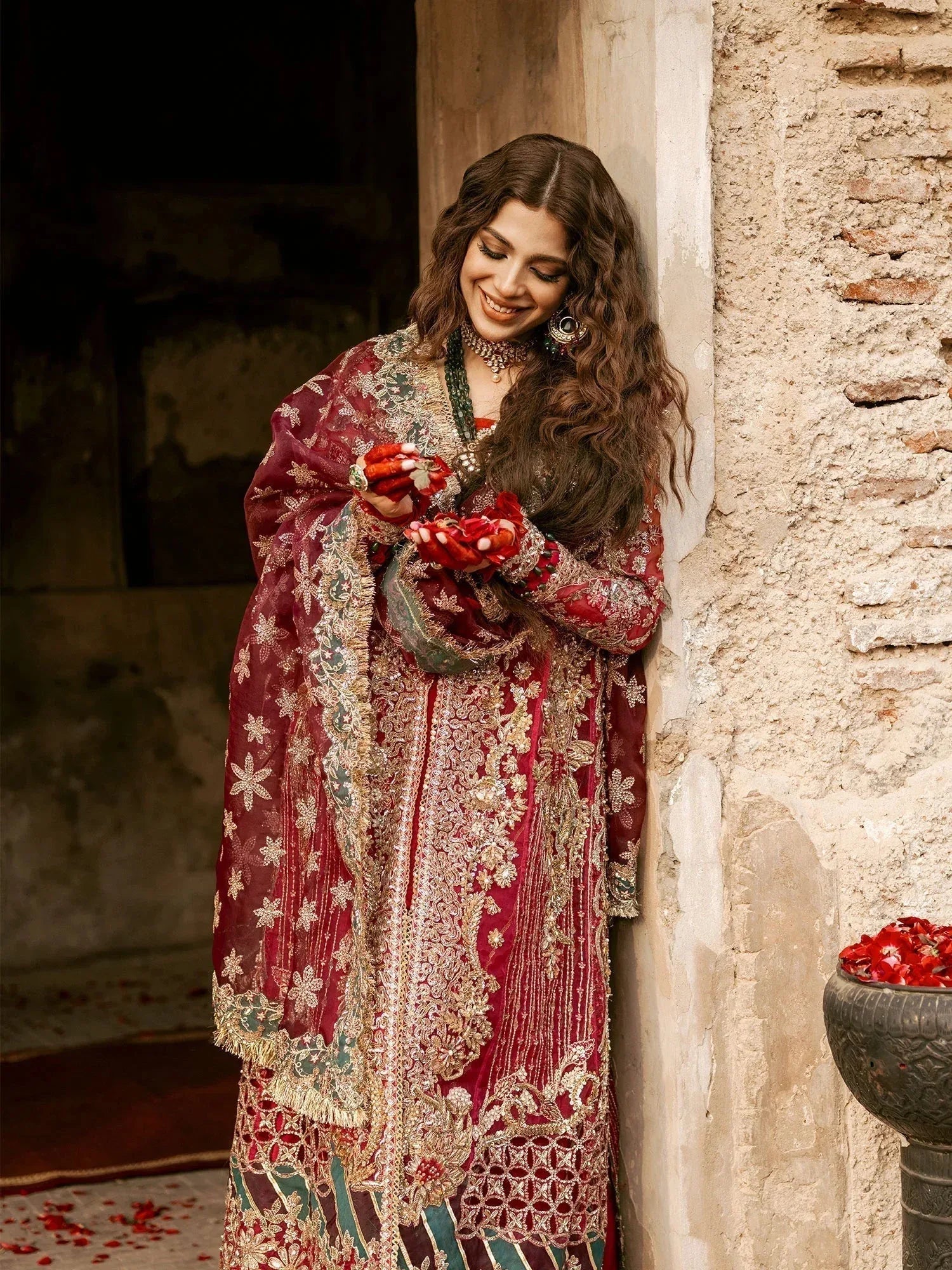 Maryam Hussain | Gulaab Wedding Formals 24 | Ishq - Aqsa Fabrics