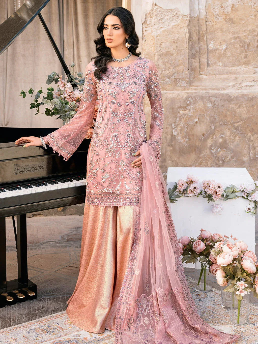 Ramsha | Luxury Wedding | H-207 - Aqsa Fabrics