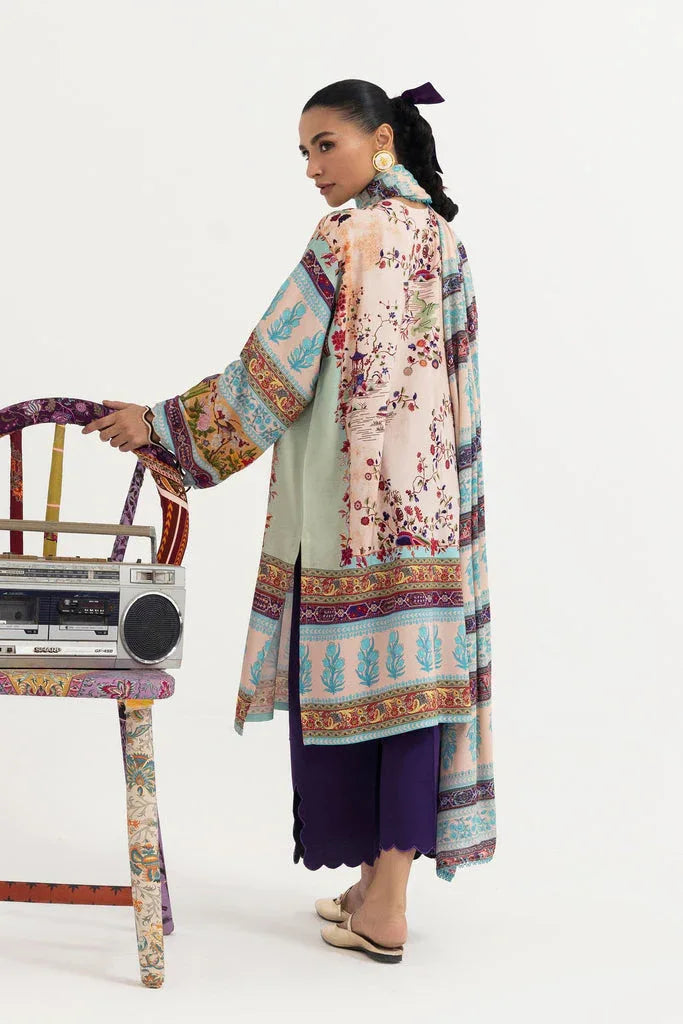 Sana Safinaz | Mahay Winter 25 | H255-001A-3CY - Aqsa Fabrics