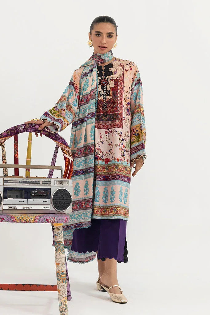Sana Safinaz | Mahay Winter 25 | H255-001A-3CY - Aqsa Fabrics
