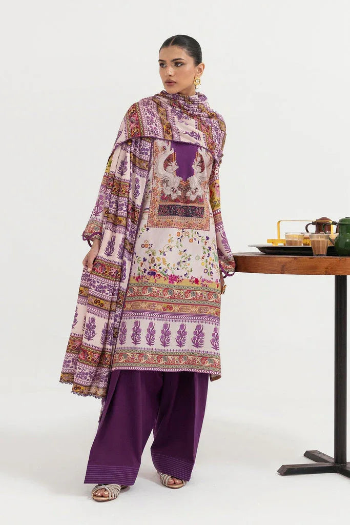 Sana Safinaz | Mahay Winter 25 | H255-001B-3CY - Aqsa Fabrics