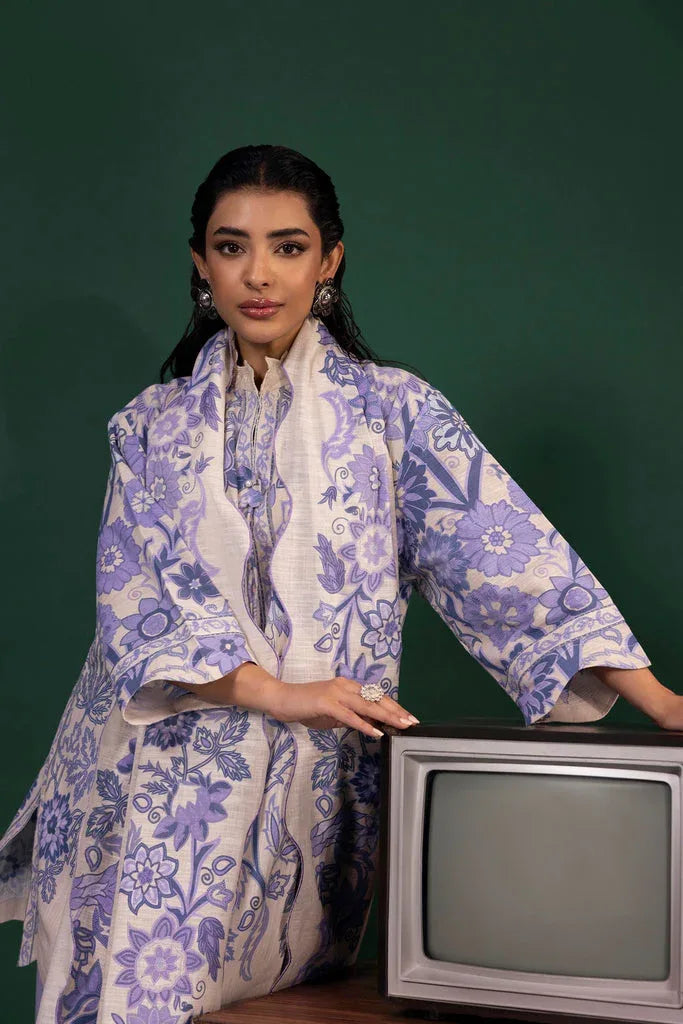 Sana Safinaz | Mahay Winter 25 | H255-002A-2BQ - Aqsa Fabrics