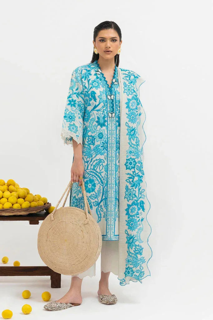 Sana Safinaz | Mahay Winter 25 | H255-002B-2BQ - Aqsa Fabrics