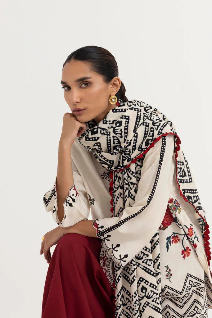 Sana Safinaz | Mahay Winter 25 | H255-004A-3CY - Aqsa Fabrics