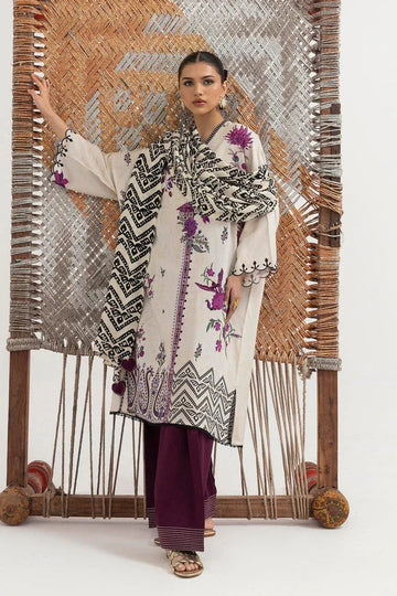Sana Safinaz | Mahay Winter 25 | H255-004B-3CY - Aqsa Fabrics