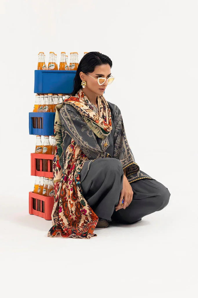Sana Safinaz | Mahay Winter 25 | H255-005A-3CQ - Aqsa Fabrics