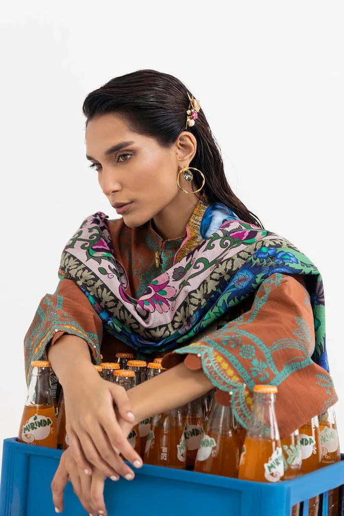 Sana Safinaz | Mahay Winter 25 | H255-005B-3CQ - Aqsa Fabrics