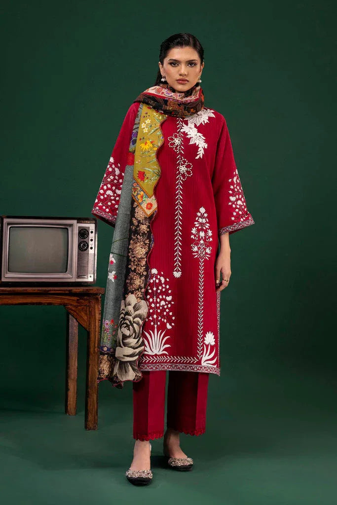 Sana Safinaz | Mahay Winter 25 | H255-006A-3CQ - Aqsa Fabrics