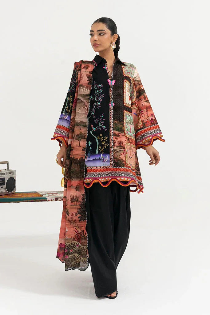 Sana Safinaz | Mahay Winter 25 | H255-009B-2DA - Aqsa Fabrics