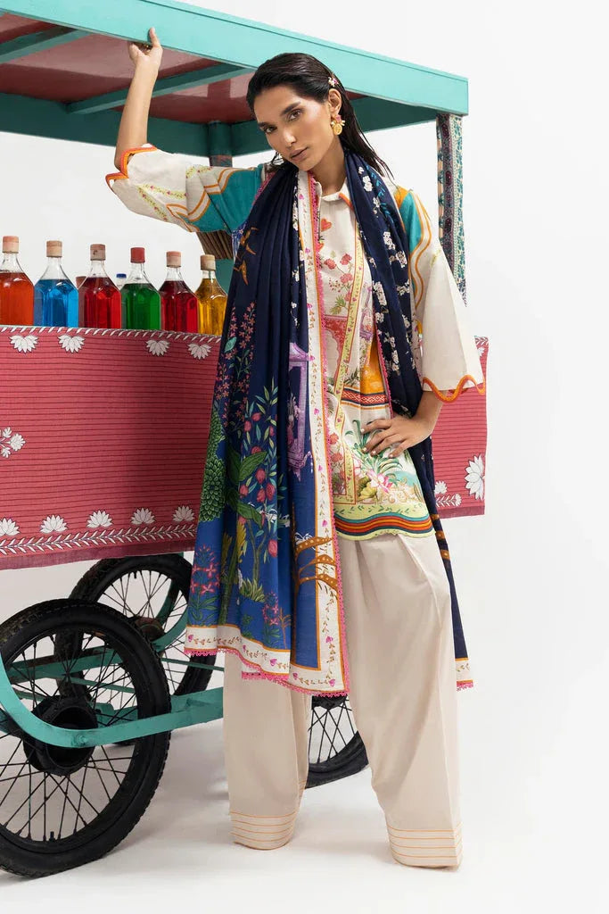 Sana Safinaz | Mahay Winter 25 | H255-010A-2Q - Aqsa Fabrics