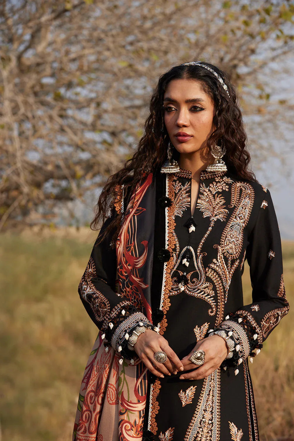 Saira Rizwan | Winter Khaddar 25 | MAHTAAB-SRW25-01 - Aqsa Fabrics