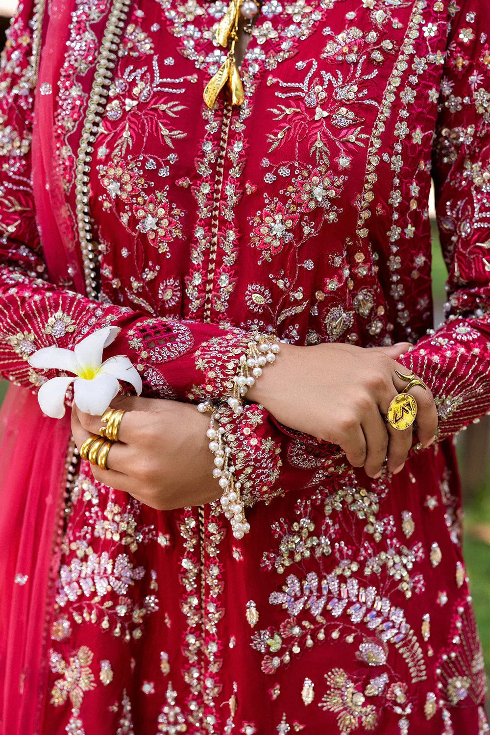 Saira Rizwan | Wedding 2025 | GOLNAR-SRF25-01 - Aqsa Fabrics