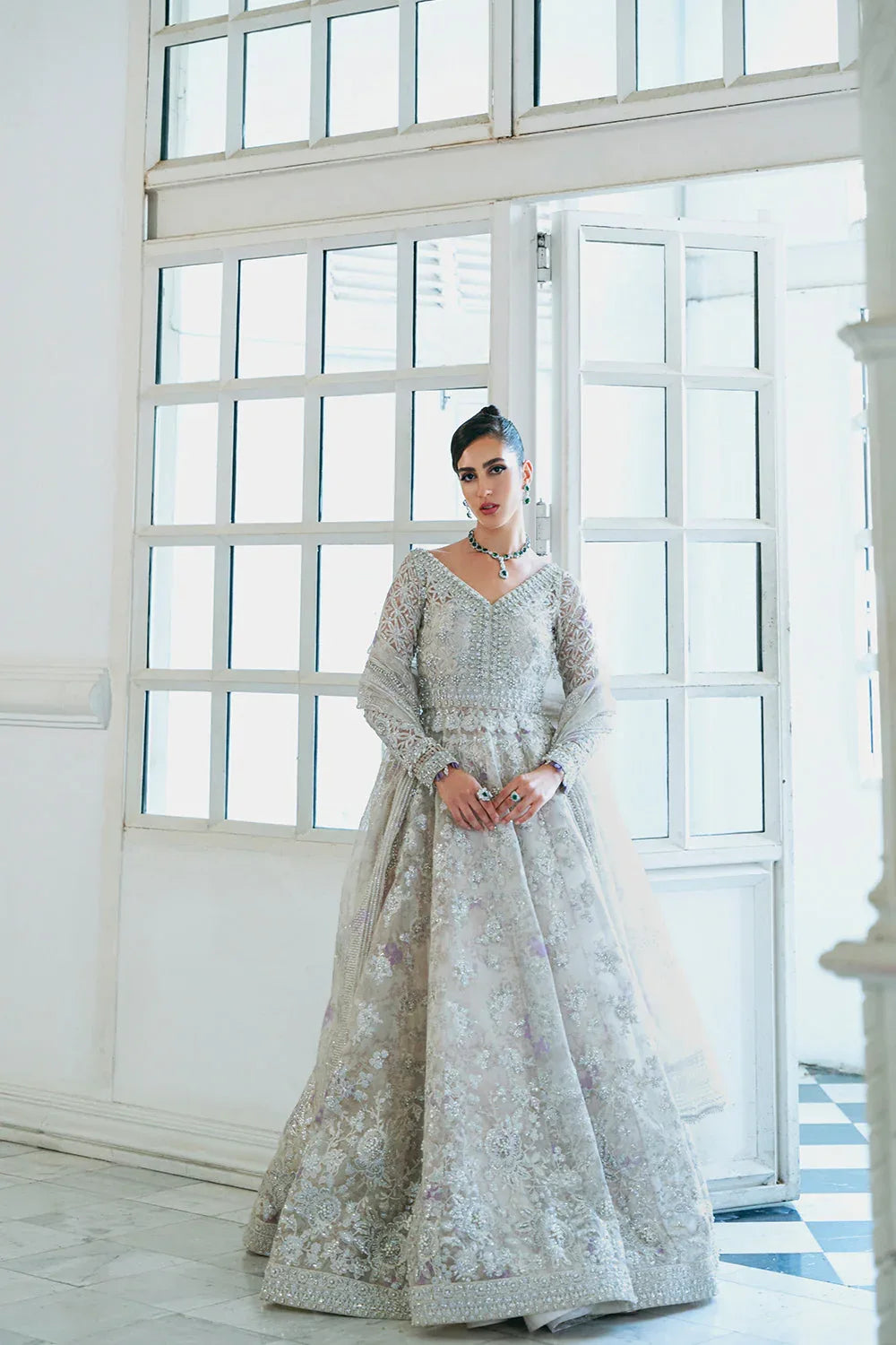 Saira Rizwan | Naqsh Festive | SRN24-01  Daphne - Aqsa Fabrics