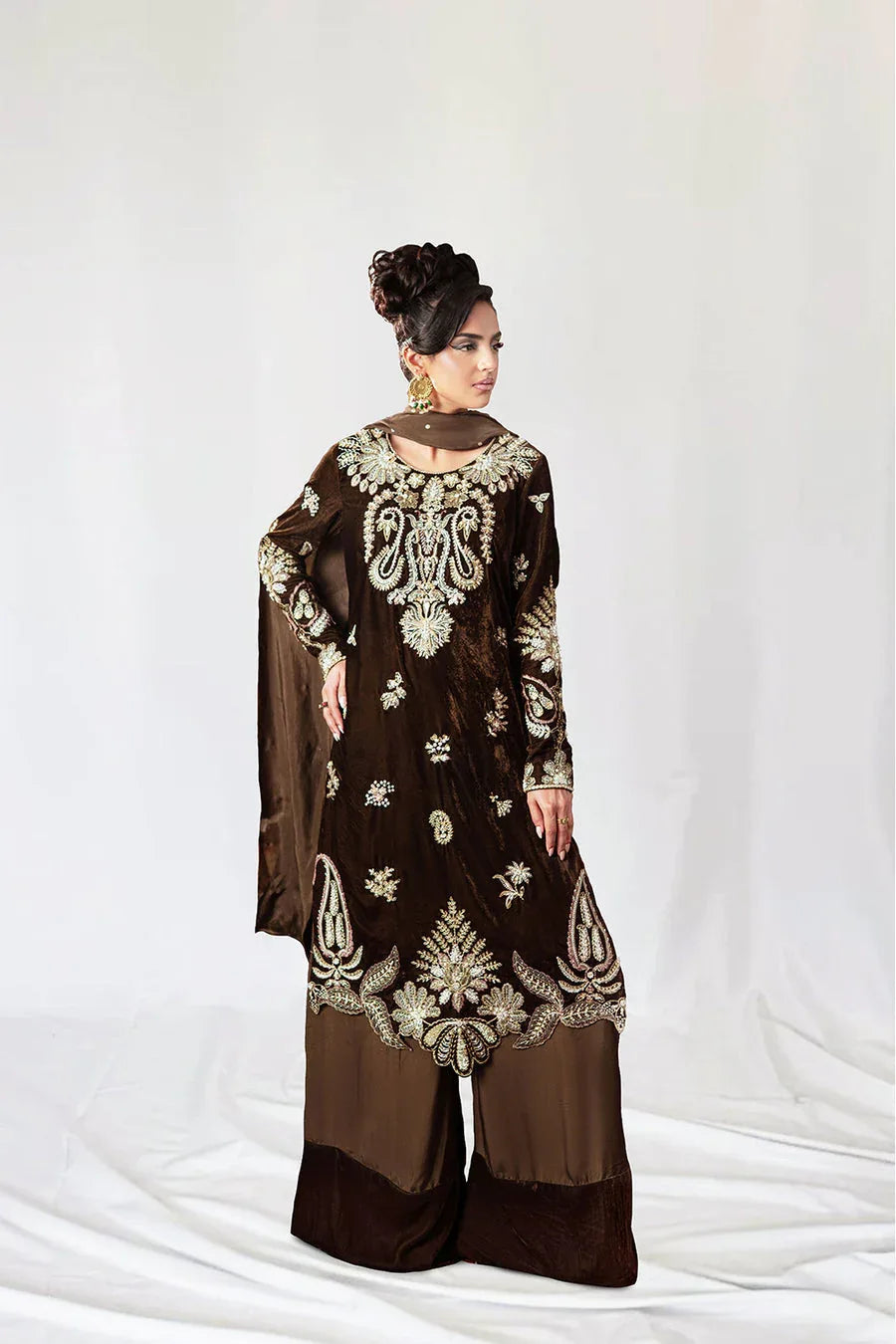Saira Rizwan | Velvet Pret 25 | GURR-SRVP25-09 - Aqsa Fabrics