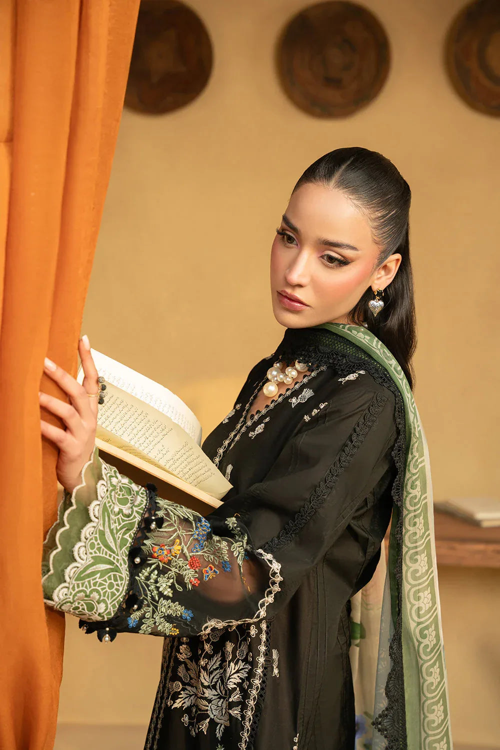 Saira Rizwan | Luxury Lawn 25 | MARY-SRL25-07 - Aqsa Fabrics