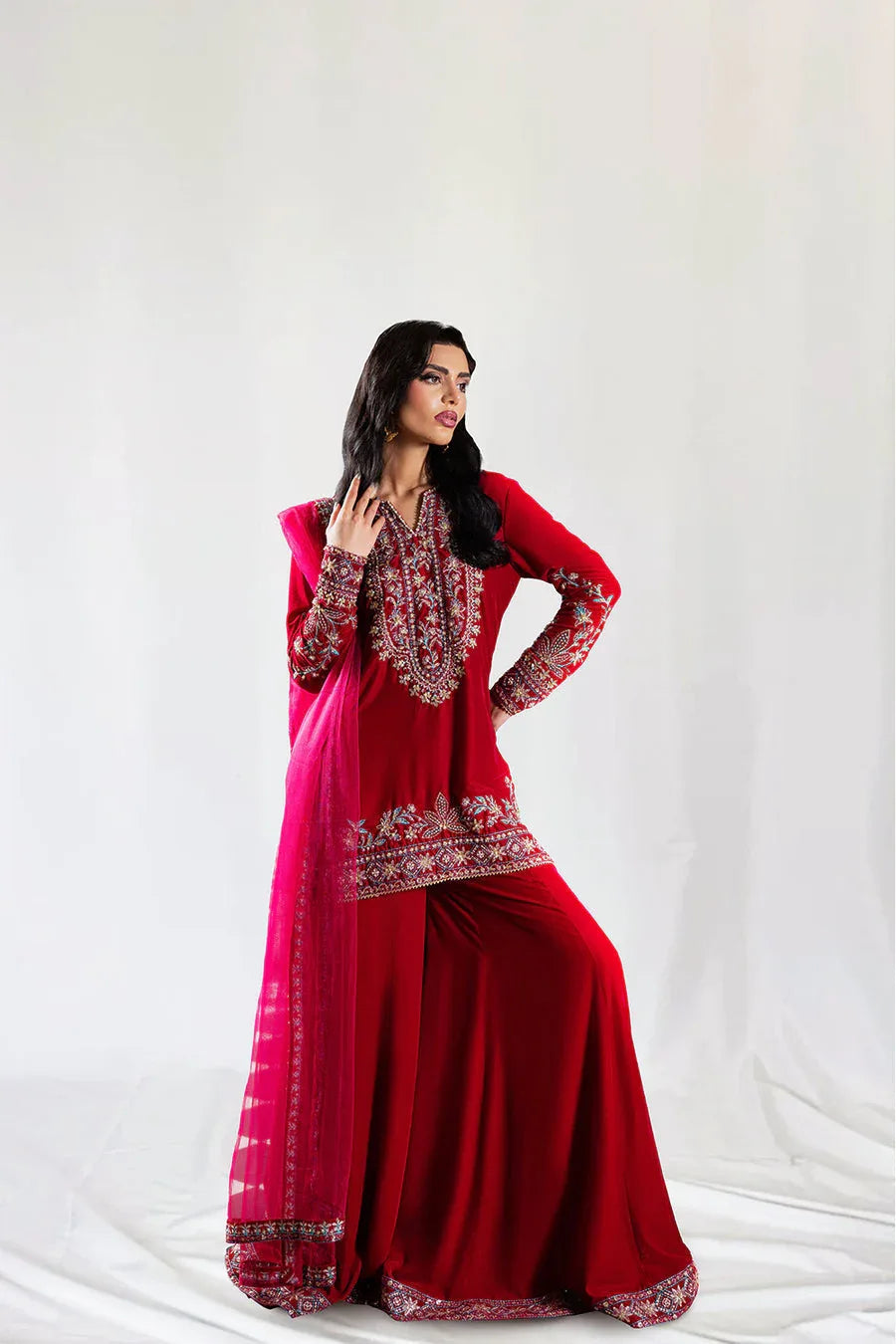 Saira Rizwan | Velvet Pret 25 | SHIREEN-SRVP25-04 - Aqsa Fabrics