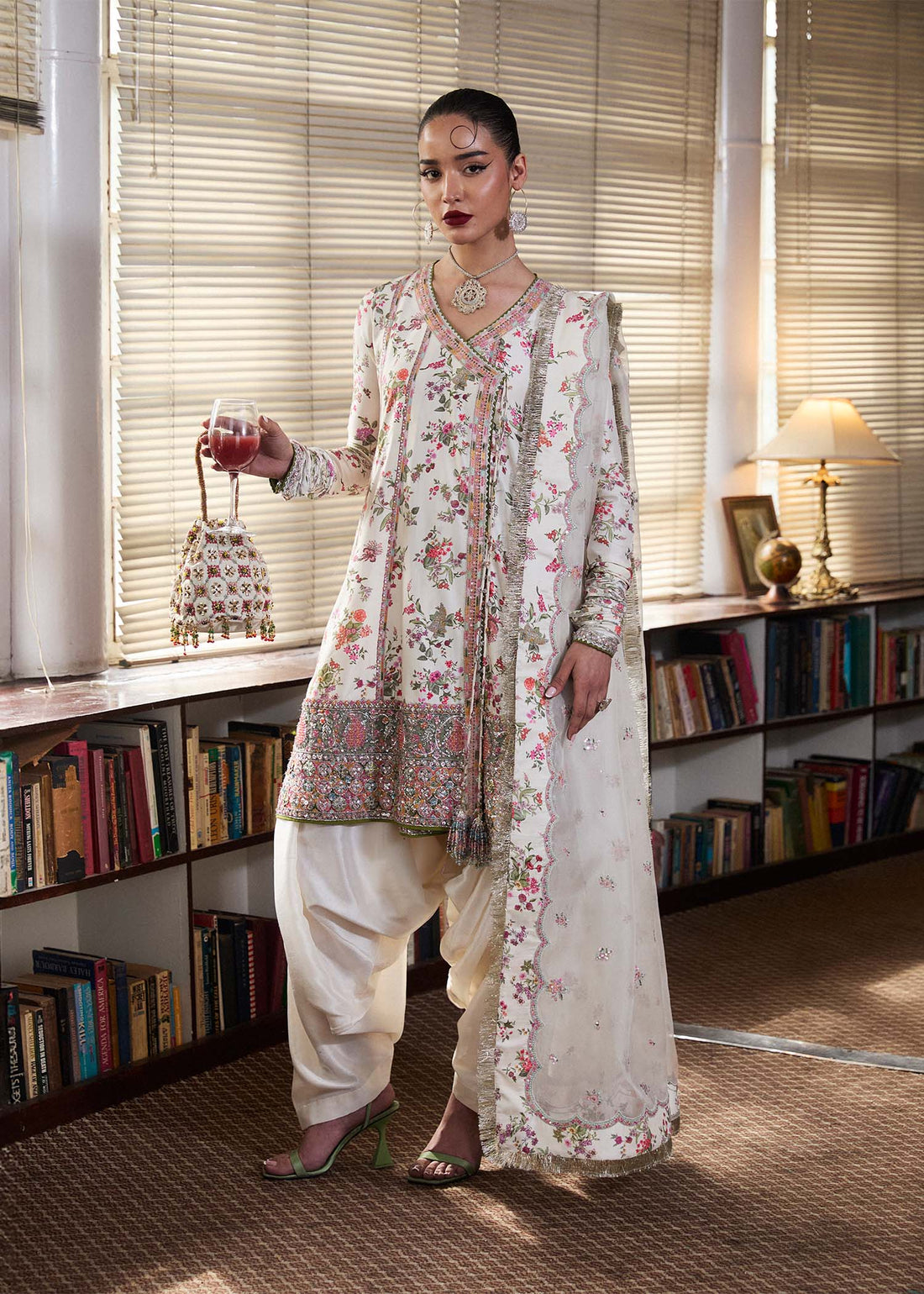 Hussain Rehar | SS Luxury Pret 25 | Inara - Aqsa Fabrics