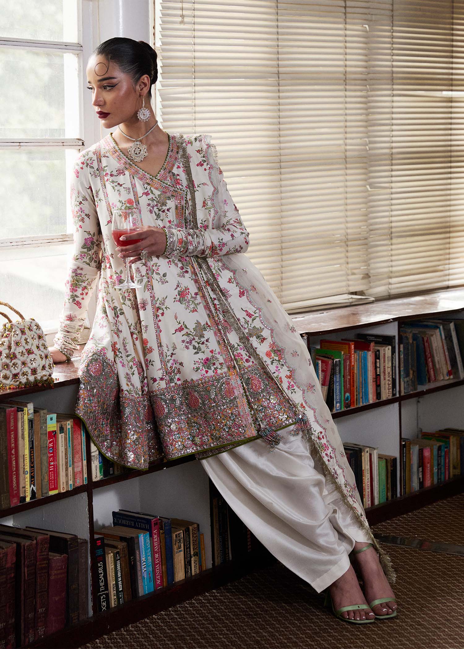 Hussain Rehar | SS Luxury Pret 25 | Inara - Aqsa Fabrics
