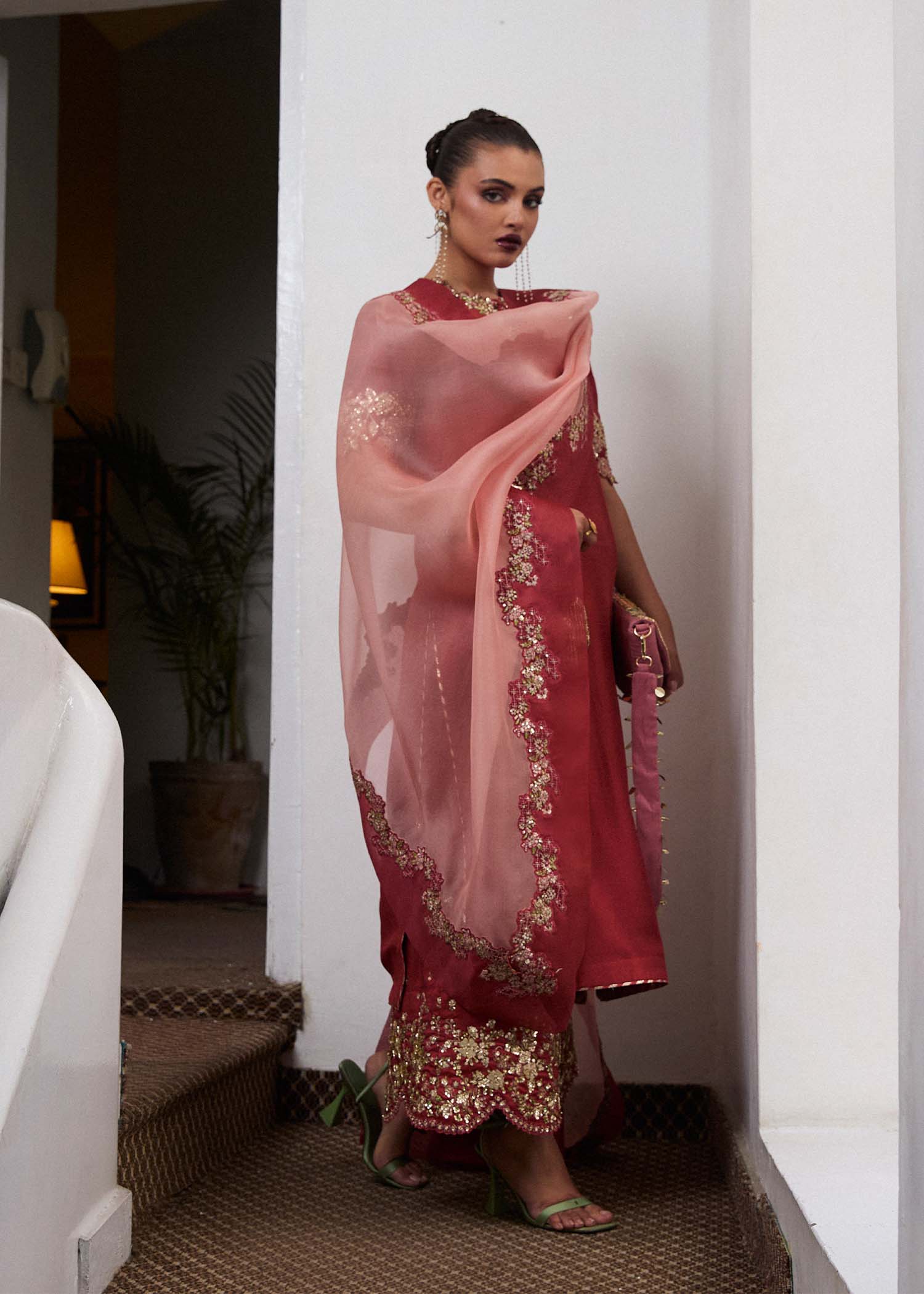 Hussain Rehar | SS Luxury Pret 25 | Tram - Aqsa Fabrics