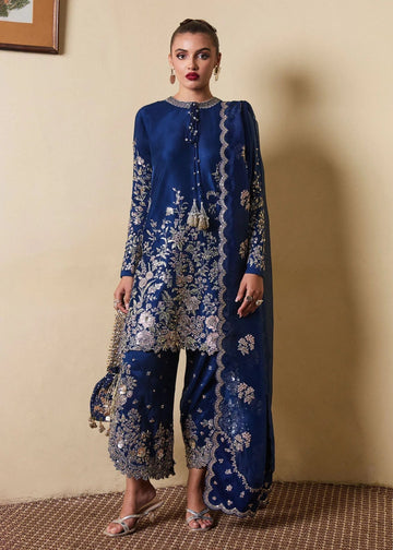 Hussain Rehar | SS Luxury Pret 25 | Twil - Aqsa Fabrics