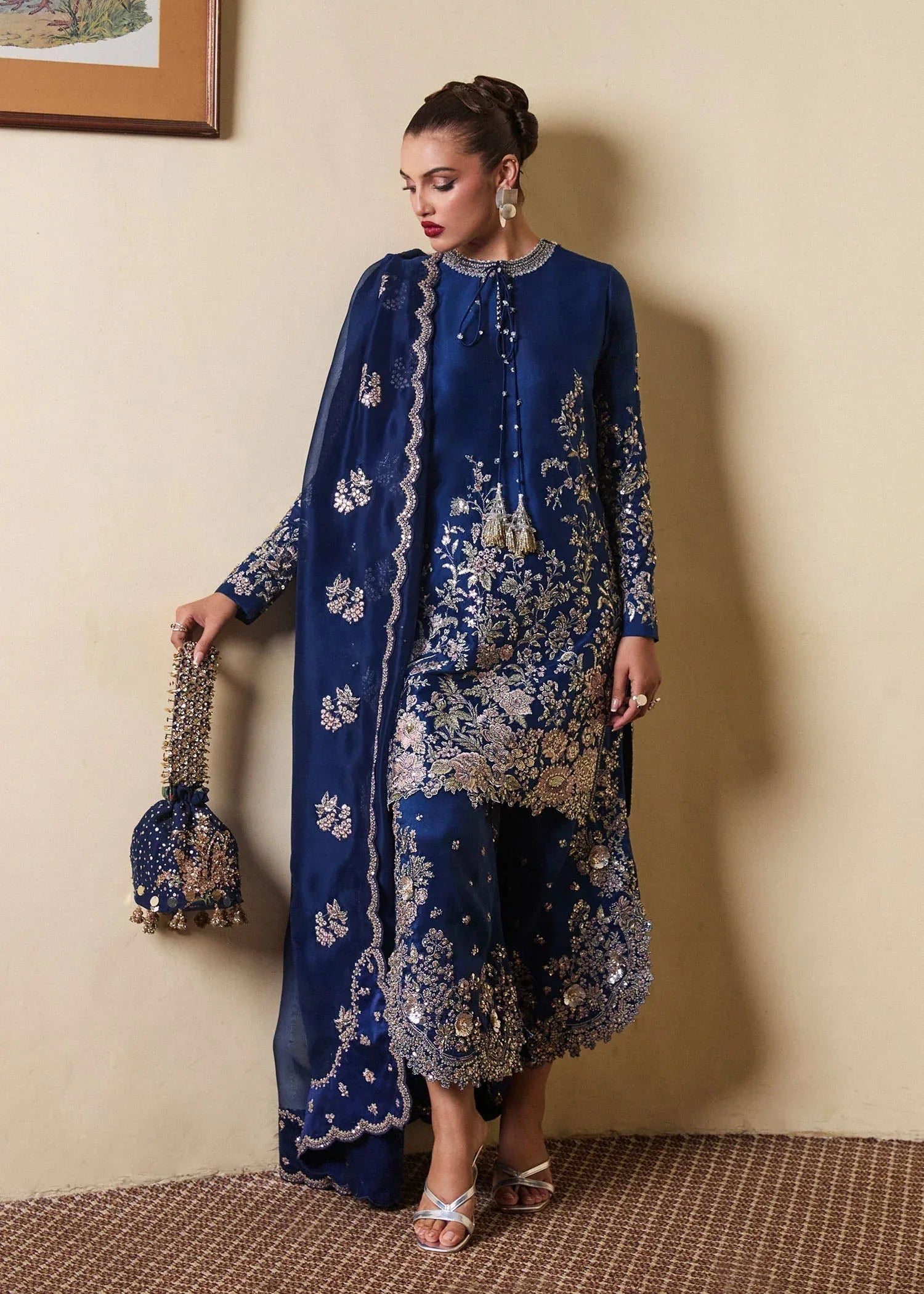 Hussain Rehar | SS Luxury Pret 25 | Twil - Aqsa Fabrics