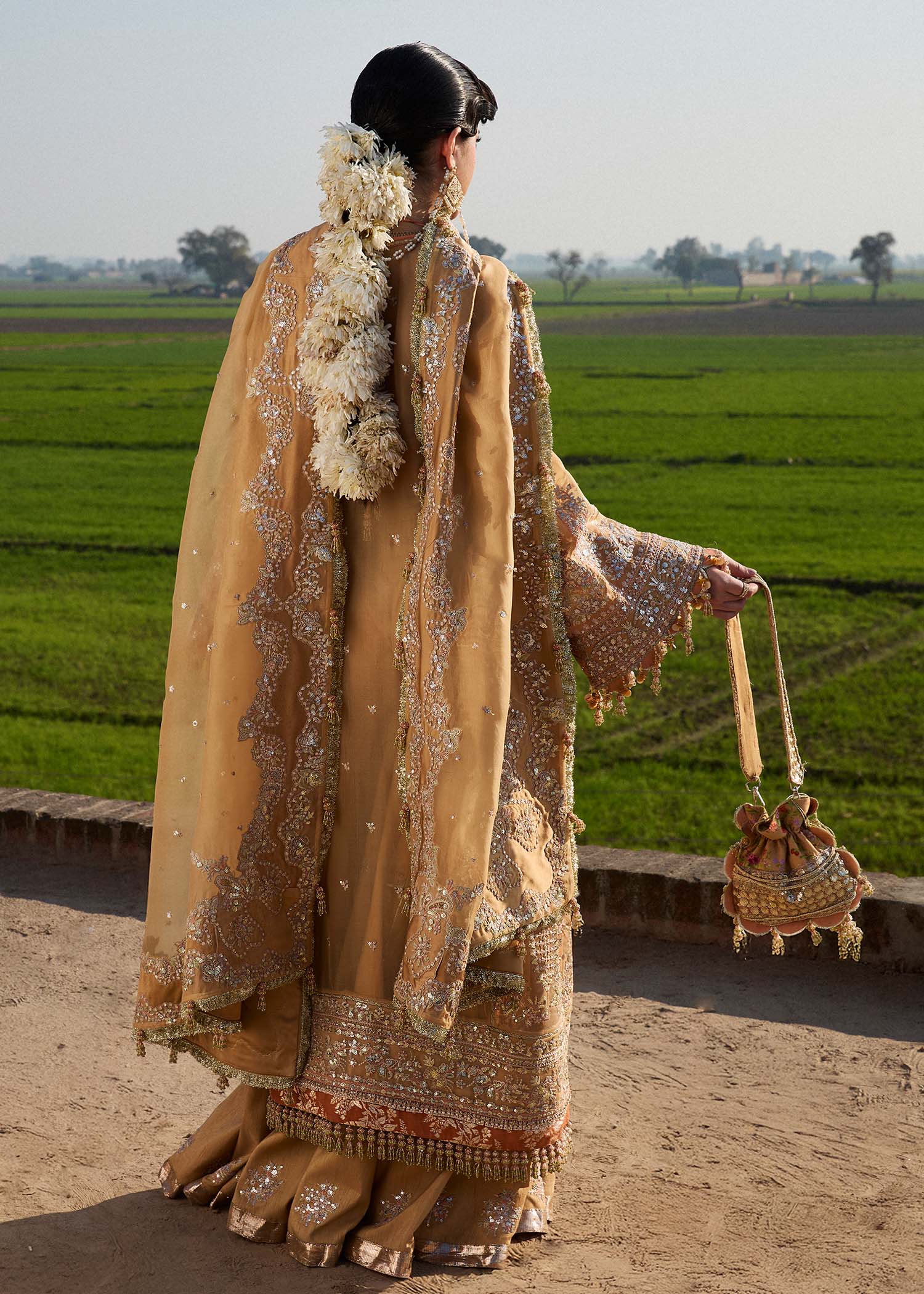 Hussain Rehar | Darlings Festive 25 | Sundal - Aqsa Fabrics