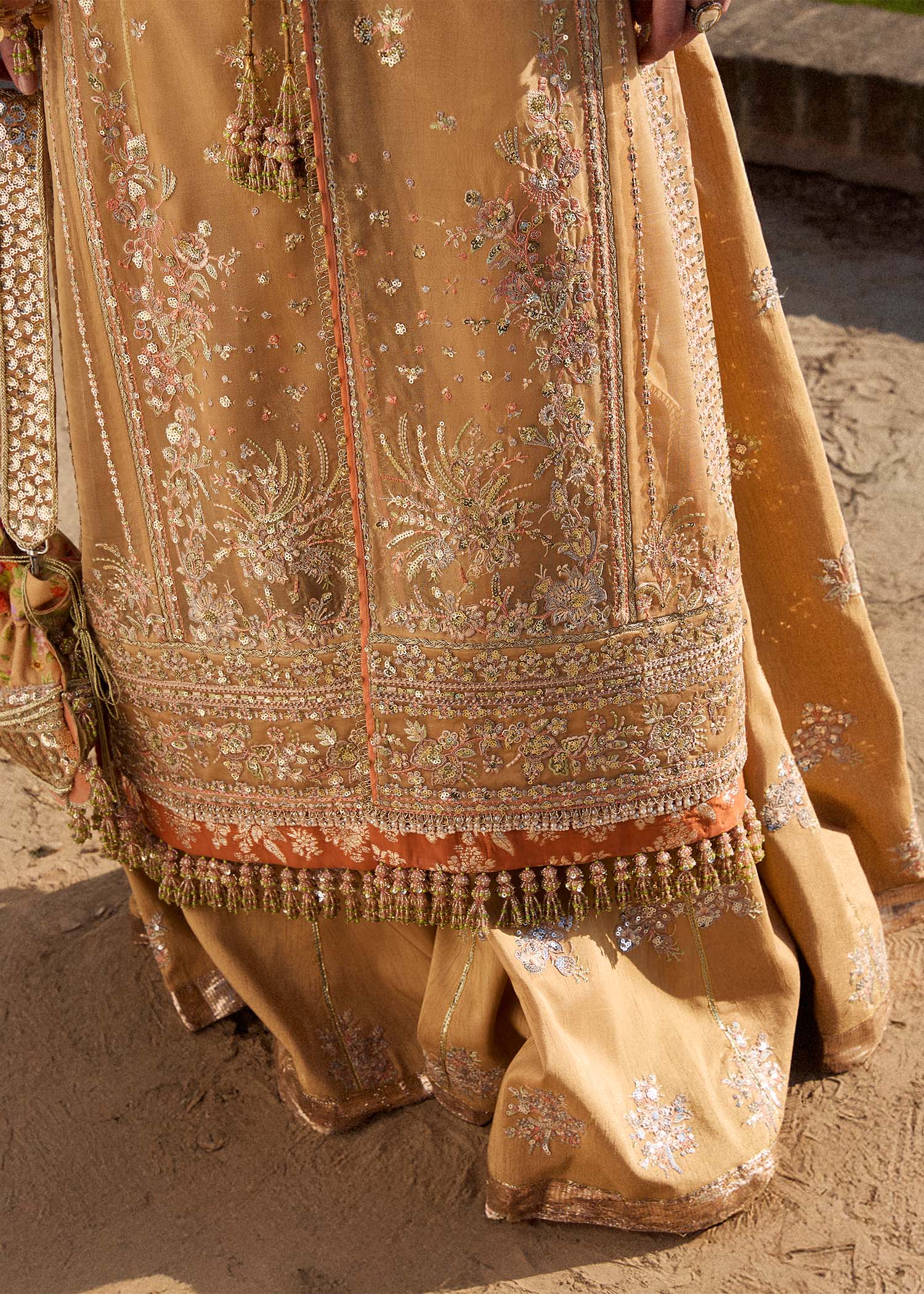 Hussain Rehar | Darlings Festive 25 | Sundal - Aqsa Fabrics