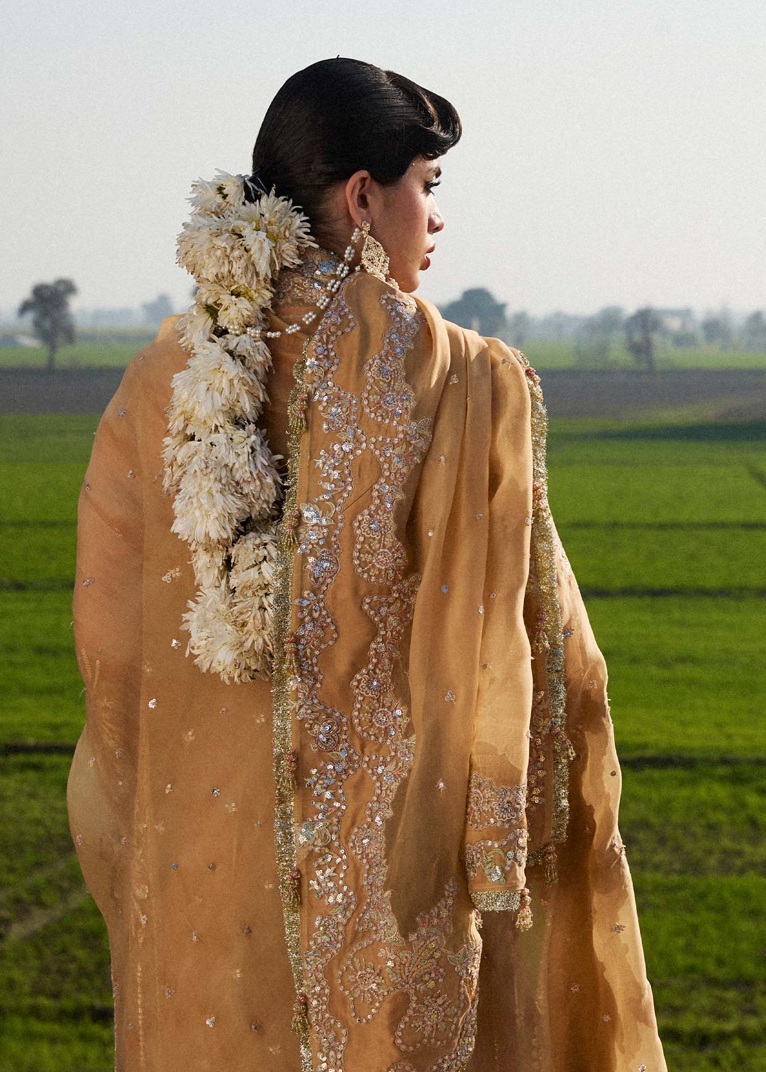 Hussain Rehar | Darlings Festive 25 | Sundal - Aqsa Fabrics