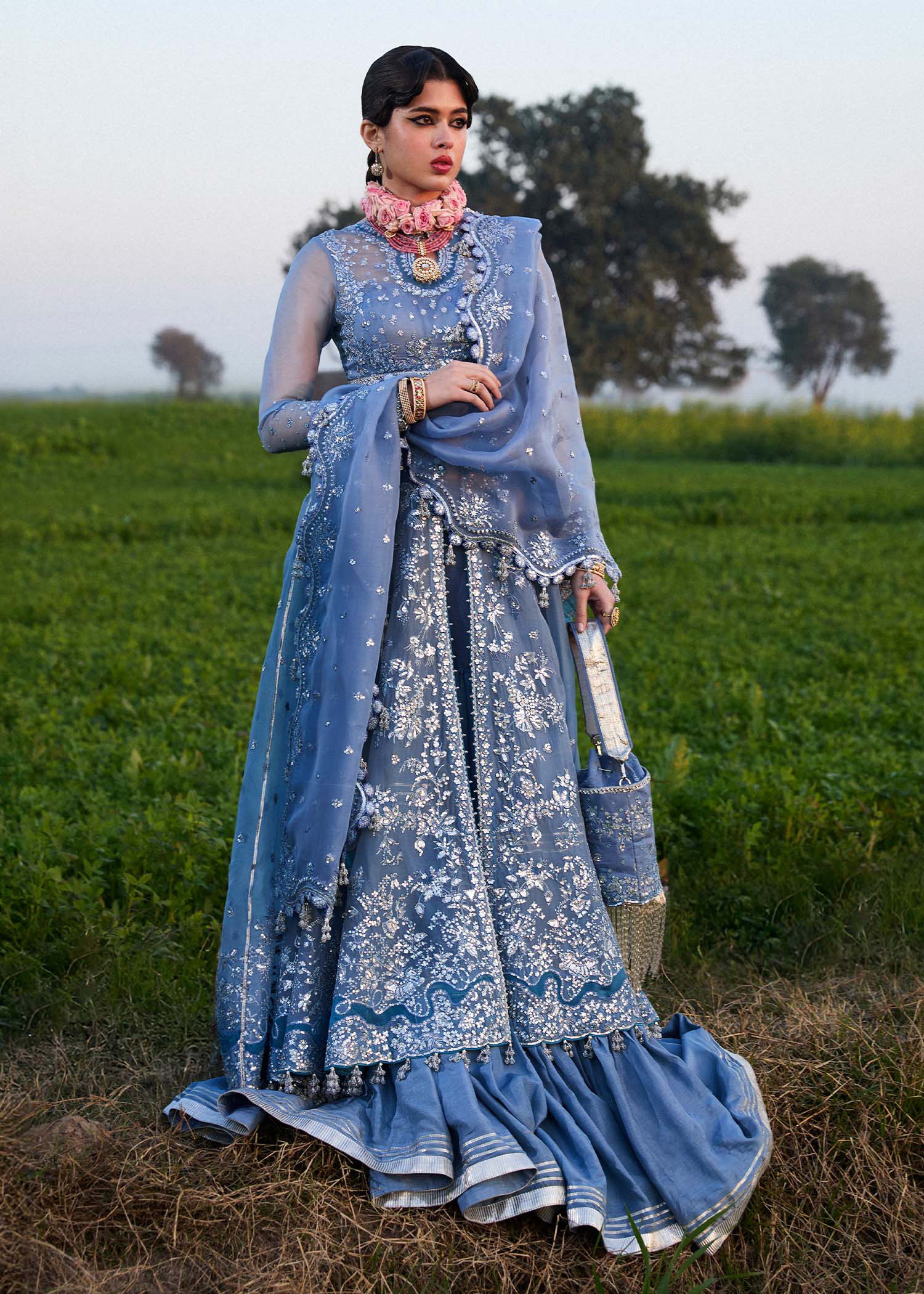 Hussain Rehar | Darlings Festive 25 | Mira - Aqsa Fabrics
