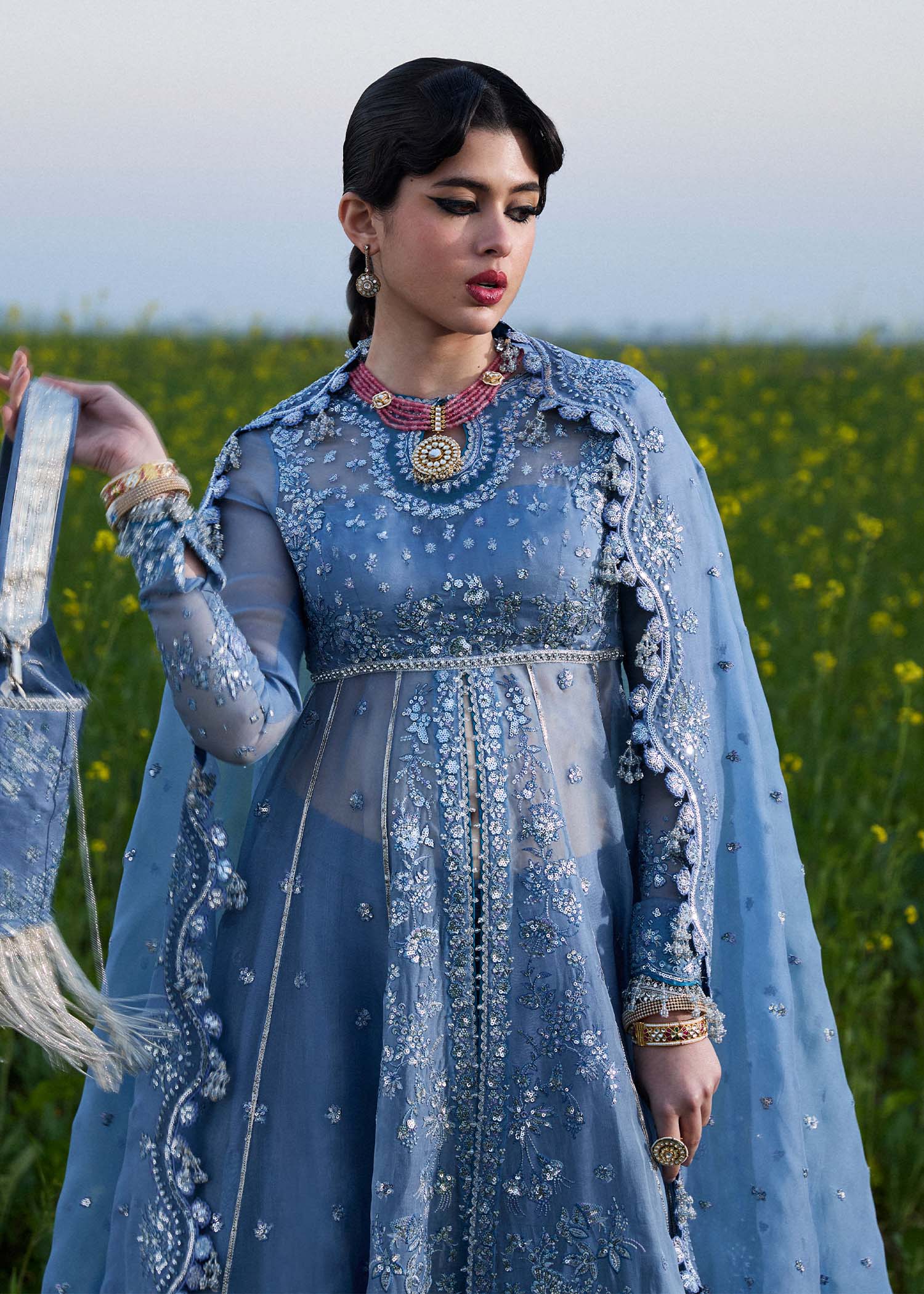 Hussain Rehar | Darlings Festive 25 | Mira - Aqsa Fabrics