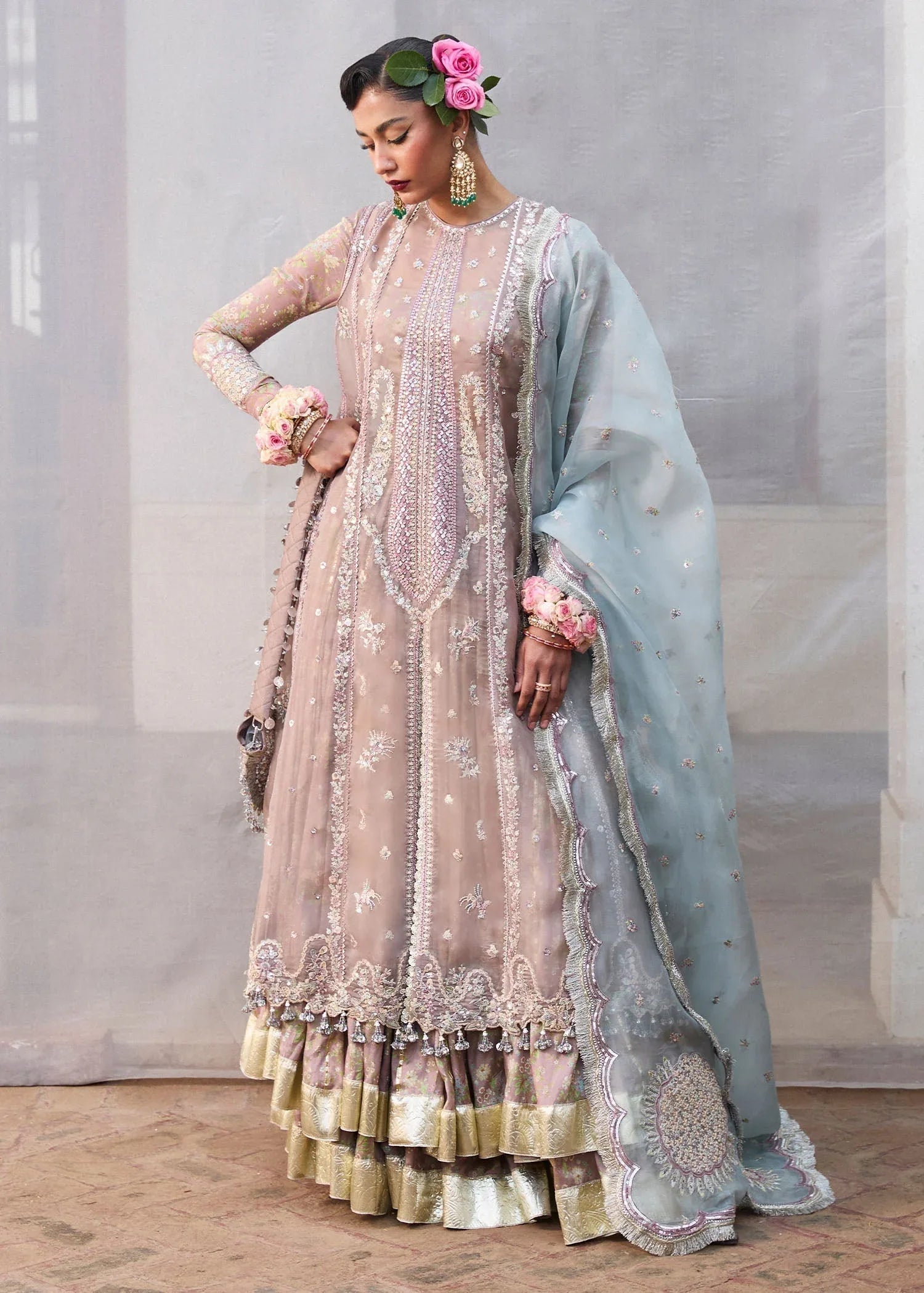 Hussain Rehar | Darlings Festive 25 | Ziniya - Aqsa Fabrics