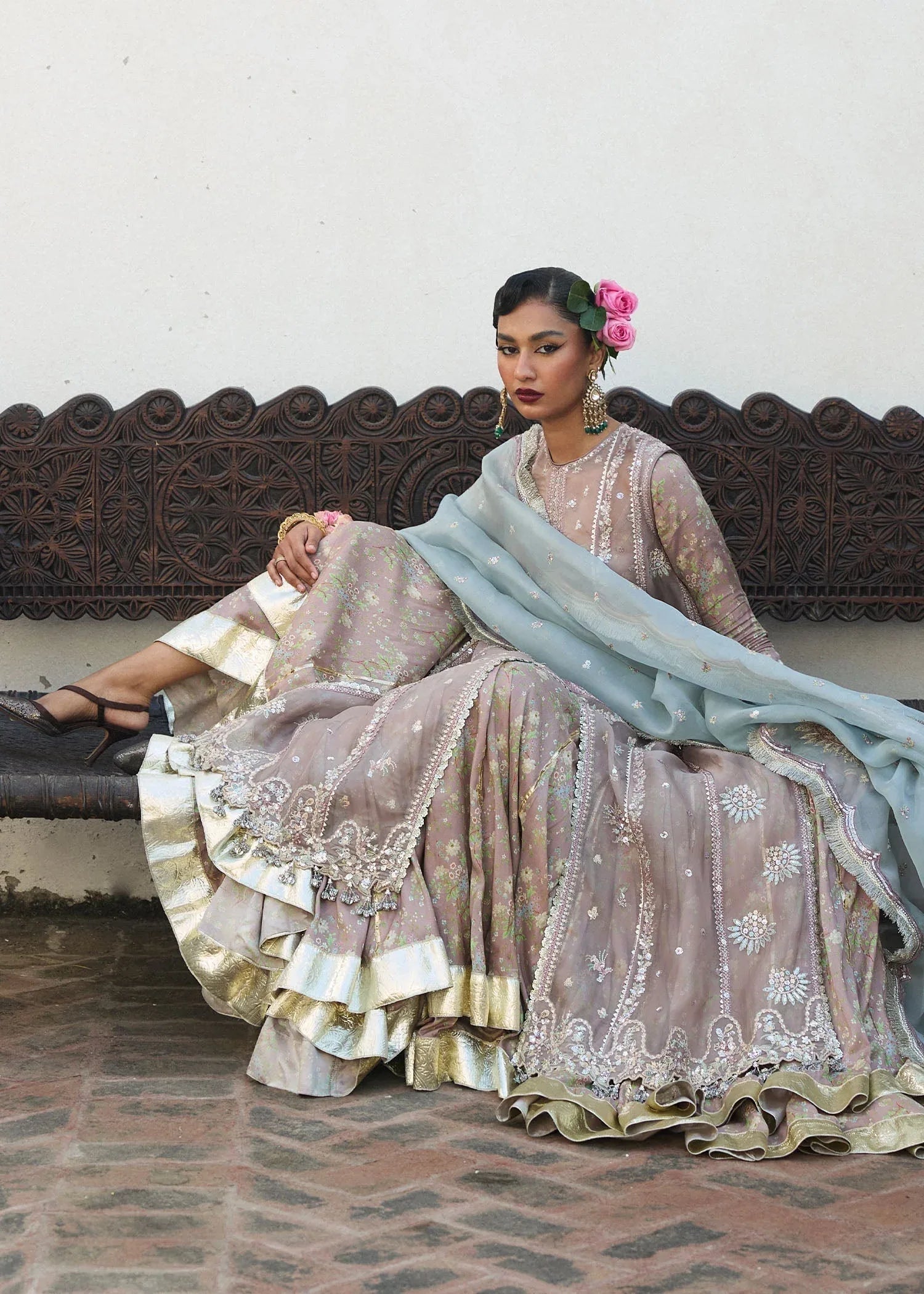 Hussain Rehar | Darlings Festive 25 | Ziniya - Aqsa Fabrics