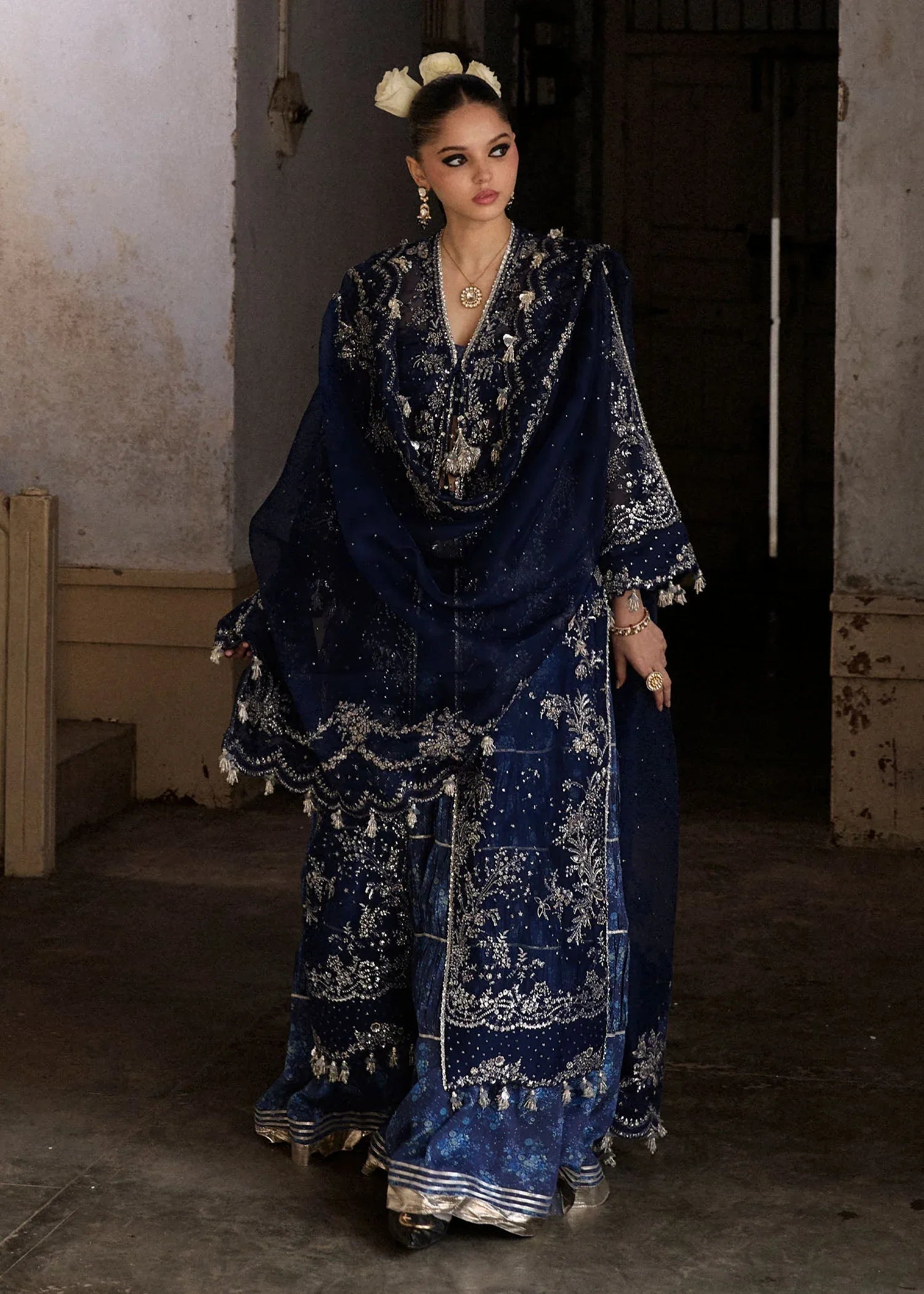 Hussain Rehar | Darlings Festive 25 | Safa - Aqsa Fabrics