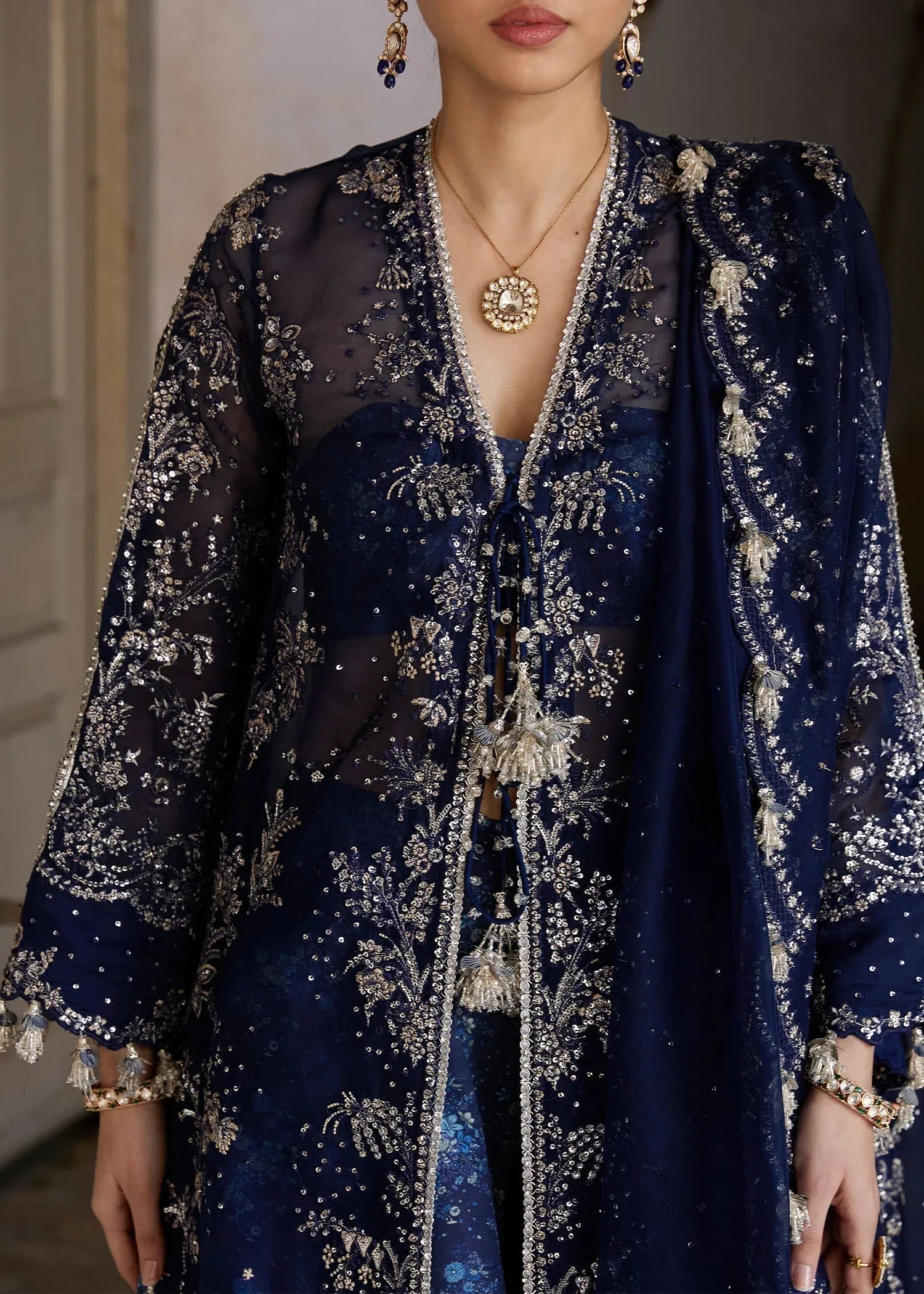 Hussain Rehar | Darlings Festive 25 | Safa - Aqsa Fabrics