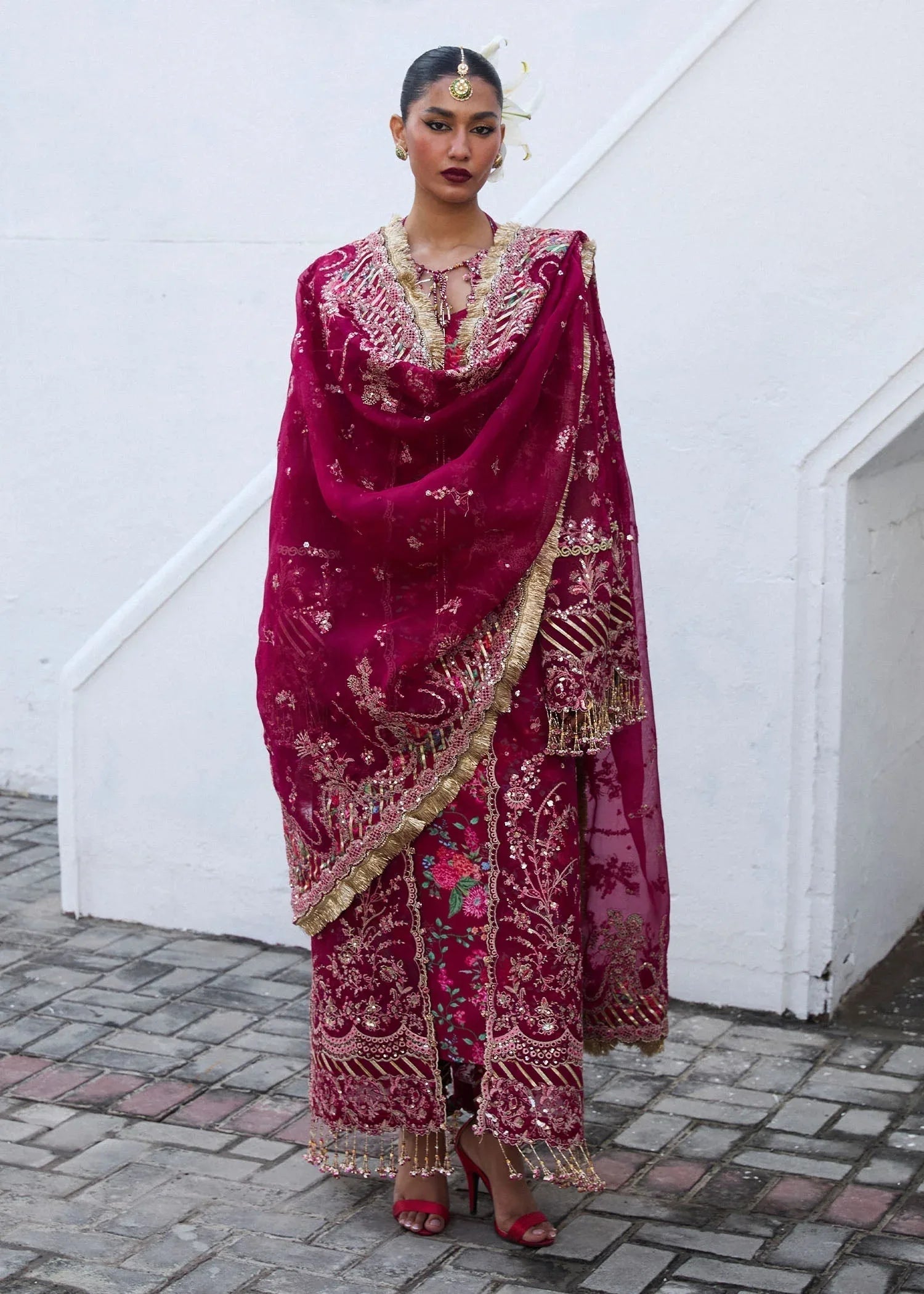 Hussain Rehar | Darlings Festive 25 | Maher - Aqsa Fabrics