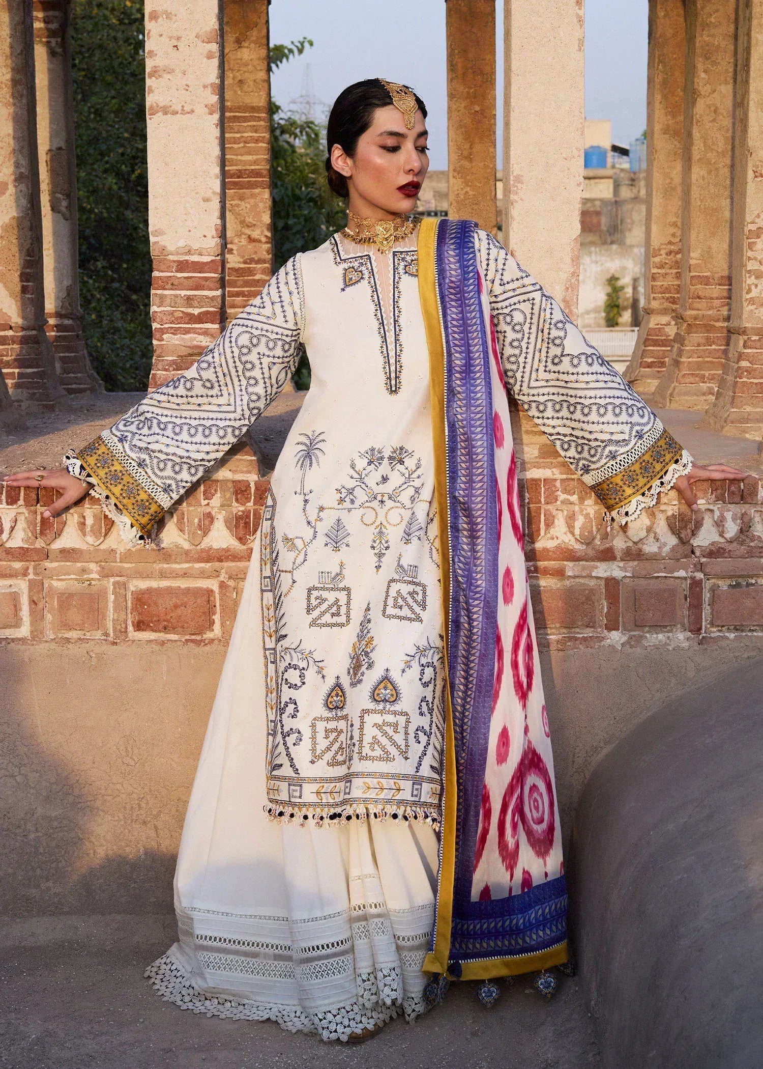 Hussain Rehar | Nirmal SS 25 | Motia - Aqsa Fabrics