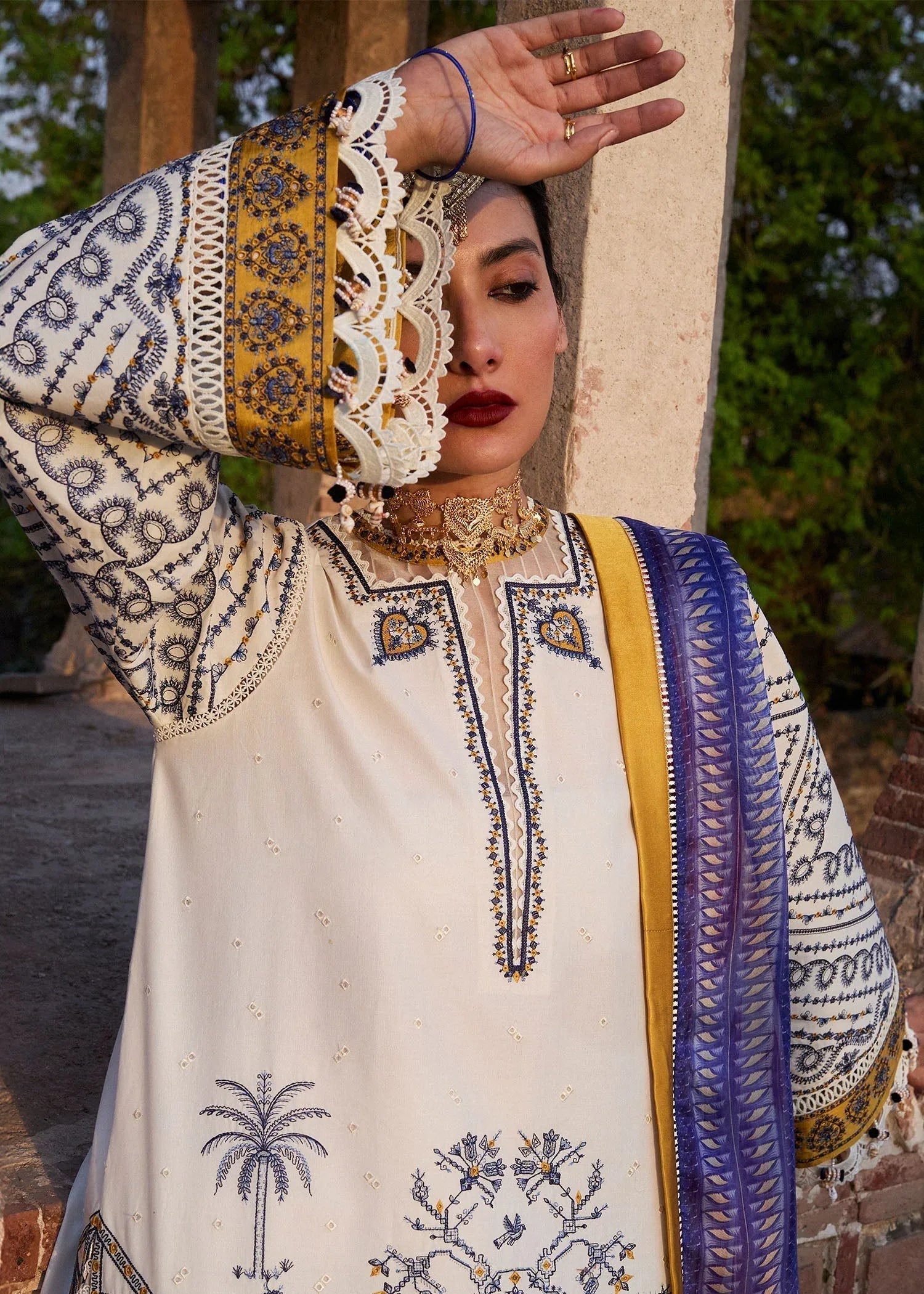 Hussain Rehar | Nirmal SS 25 | Motia - Aqsa Fabrics