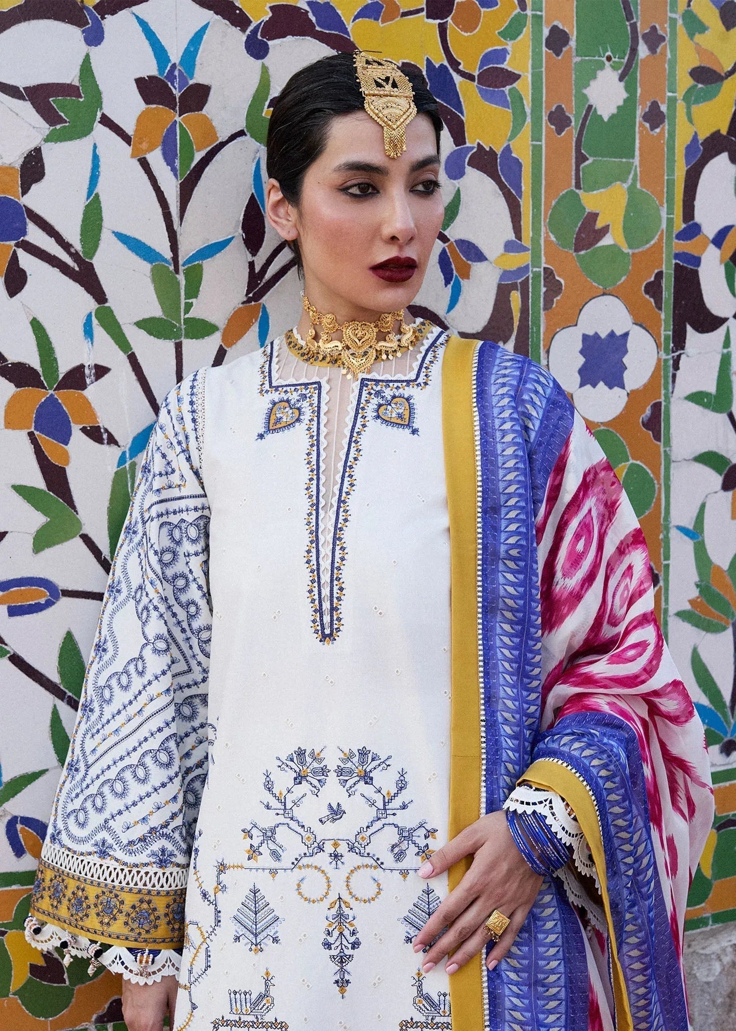 Hussain Rehar | Nirmal SS 25 | Motia - Aqsa Fabrics