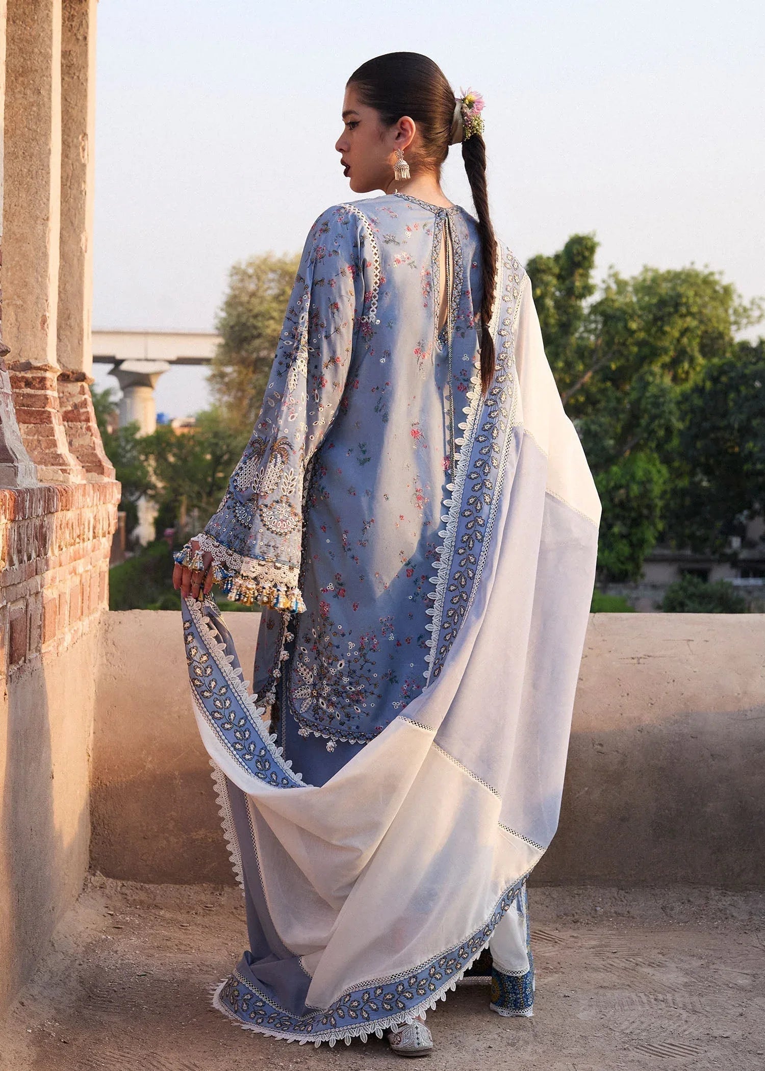 Hussain Rehar | Nirmal SS 25 | Fira - Aqsa Fabrics